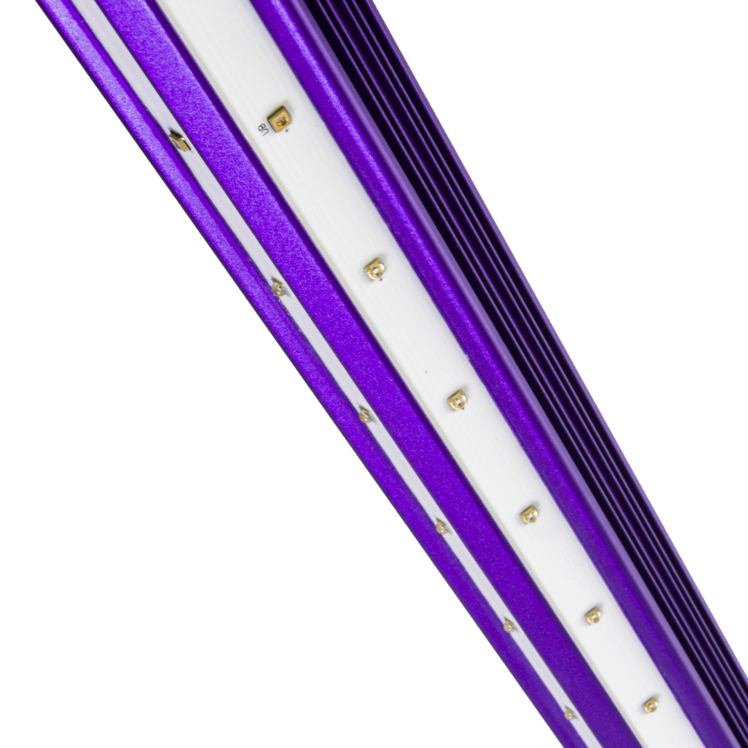 Lumatek UVA+UVB LED Zusatzleuchte 30W LED-Detail Lumatek UVA+UVB LED Zusatzleuchte 30W Detailansicht der LED-Dioden