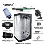 FARMBROS® Grow Komplettset S (60x60x160 cm – 100W) mit Zubehör