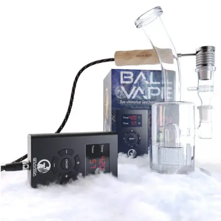 Graveda Ball-Vape Titan Vaporizer mit 4 mm Terppearls und Controller